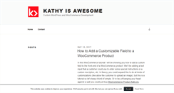 Desktop Screenshot of kathyisawesome.com